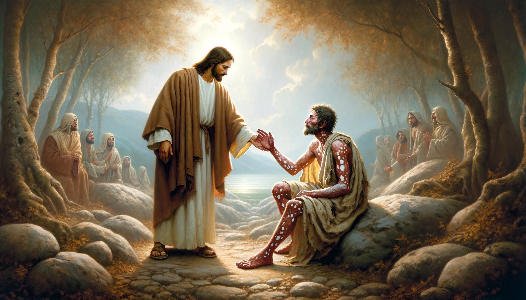 Lepers were sent away in the Old Testament but were healed in the New Testament