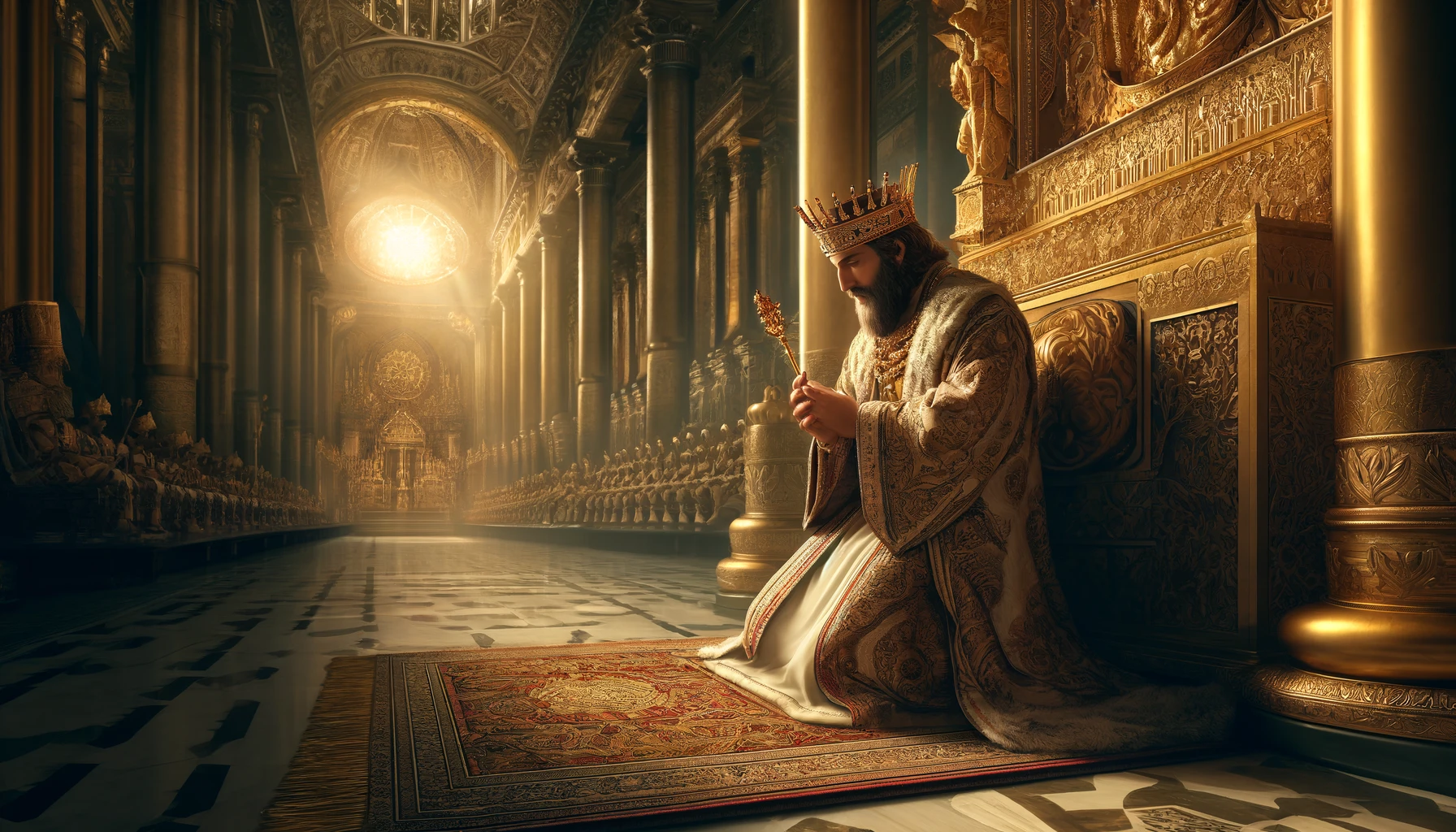 King Solomon’s prayer of dedication is about God and the people, not himself